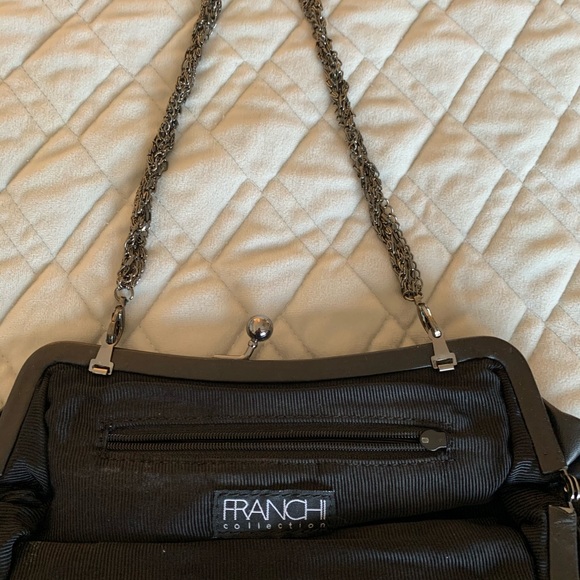 Franchi evening bag clutch black - Picture 2 of 2